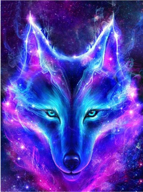 Neon Animals Wolf Cute - Animals World