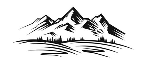 Colorado Mountains Vector at GetDrawings | Free download