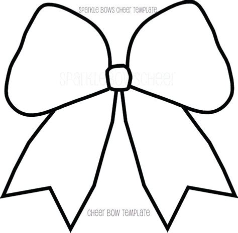 Cheer Bow Drawing | Free download on ClipArtMag