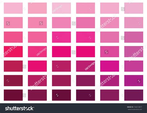 19,168 Pink Color Chart Images, Stock Photos & Vectors | Shutterstock