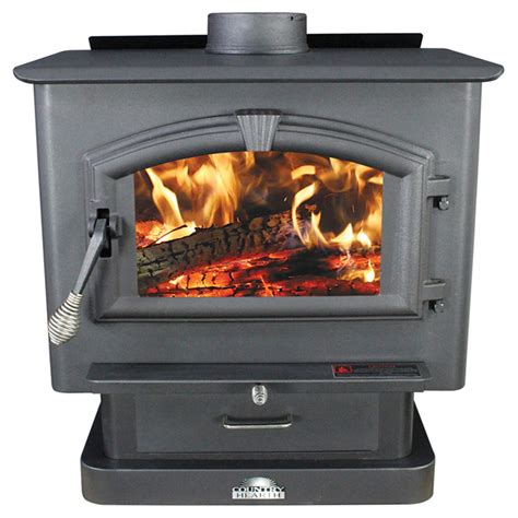 COUNTRY HEARTH Poêle à bois, ventilateur 100 pi³/min, 89 000 BTU, 2000 ...