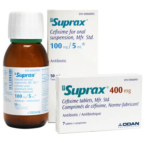 SUPRAX® Tablets & Oral Suspension - Odan Laboratories Ltd.