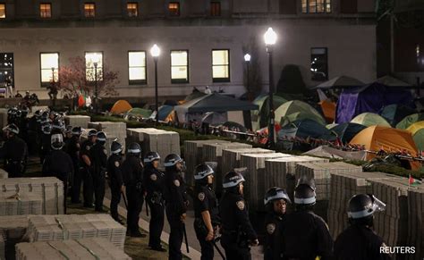 Unrest in America over Israel-Gaza war, police arrive at Columbia University at midnight ...