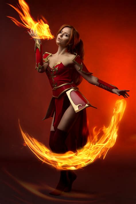 dota 2 cosplay (lina) ~ GM4lup