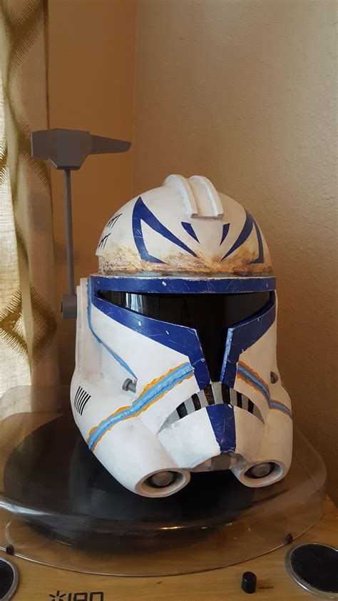 Finally finished Captain Rex's helmet. 3D printed and hand painted. Now to finish the rest of ...