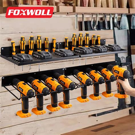 Storage Hooks Power Tool Organizer Tool Rack - FOXWOLL