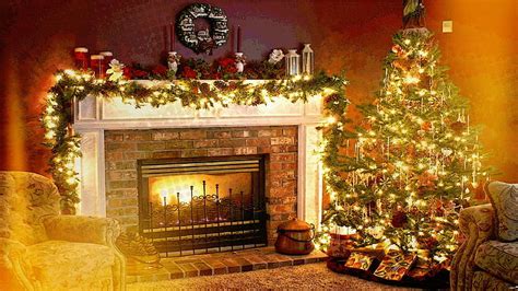 Christmas Fireplace Screensaver