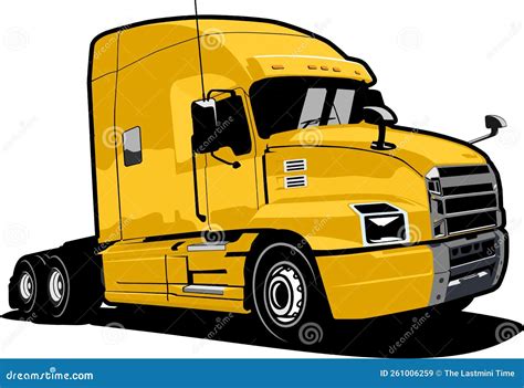 Semi Truck Logo Design Vector Stock Vector - Illustration of service, concept: 261006259