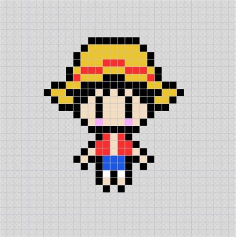 Pixilart One Piece Luffy Wano Anime Pixel Art Pixel Art Design | Porn ...