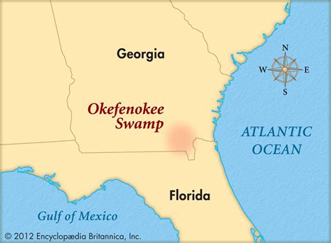 Okefenokee Swamp Map