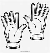 Gloves Coloring Page  Winter Drawing Transparent PNG sketch template