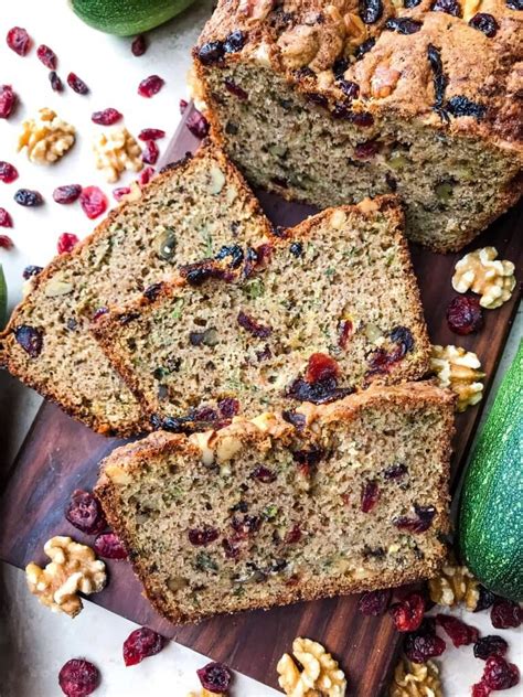 Cranberry Walnut Zucchini Bread - Three Olives Branch