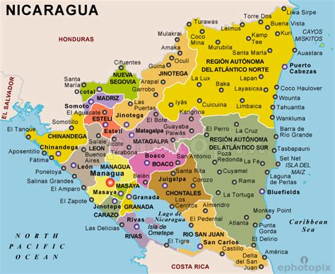 Nicaragua Map - NicaTips.com