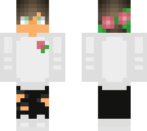 Flower crown boy | Minecraft Skin