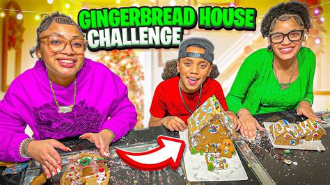 GINGERBREAD HOUSE CHALLENGE - YouTube