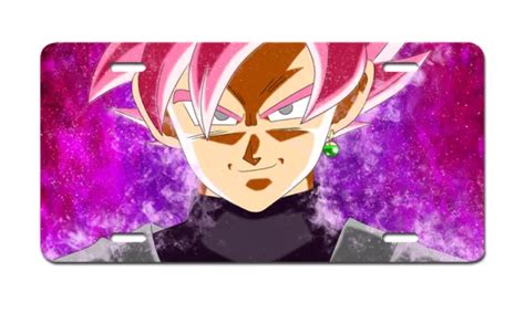 GOKU BLACK DRAGON Ball Super HOT License Plate Auto Truck Car Tag Anime $13.49 - PicClick