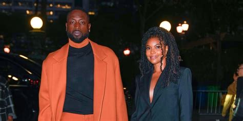 Gabrielle Union and Dwyane Wade Matching Pantsuits in NYC | POPSUGAR ...