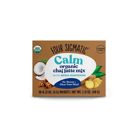 Four Sigmatic Chai Latte with Reishi and Turkey Tail -- 0.21 oz Each / Pack of 10 - Vitacost