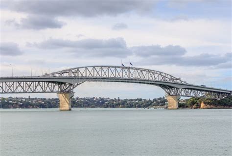 Auckland Harbor Bridge stock image. Image of tower, city - 31038319