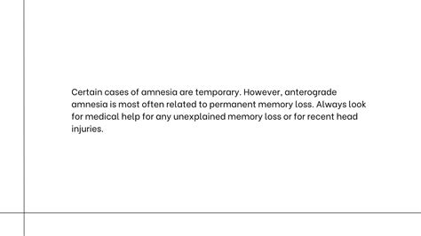 PPT - Anterograde amnesia PowerPoint Presentation, free download - ID ...