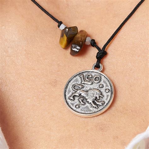 Leo Zodiac necklace birthstone Zodiac stone Gift Zodiac | Etsy