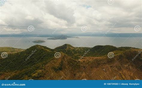 Taal Volcano, Tagaytay, Philippines. Stock Image - Image of landmark ...