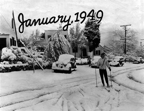 Here's what L.A. looked like 68 years ago, covered in snow