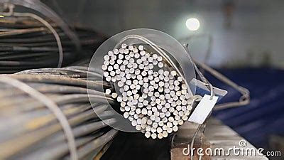 Steel Rods in a Bundle. Metal Armature Rods. Stock Video - Video of metal, concrete: 141138597