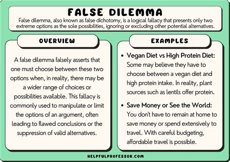 25 False Dilemma Examples (2024)