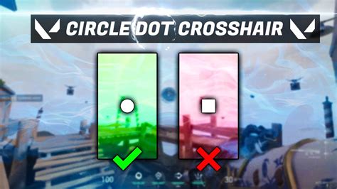 [6+] Open Circle Crosshair Valorant Settings ~ Valorant Zone