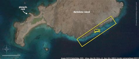 Bartolome Island Ecuador Map