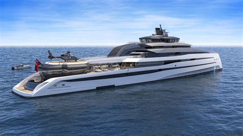 Revealed: The 127m expedition yacht concept complete with a squash ...