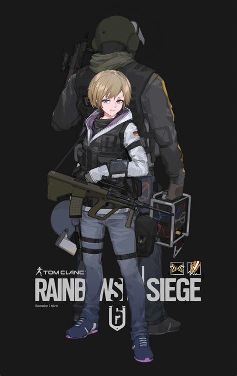 ArtStation - RAINBOW SIX SIEGE Fan-art, M4 M4 | Rainbow six siege anime ...