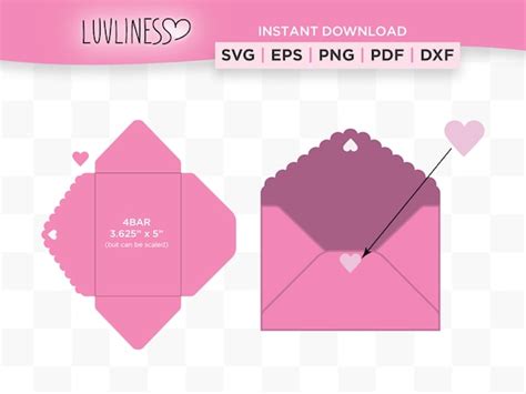 Envelope Template Box Svg Template Larger Project Svg, 50% OFF