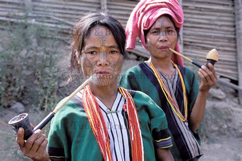 Myanmar (Burma), Chin province, Chin ethnic group in the village | Bruno Morandi Photography