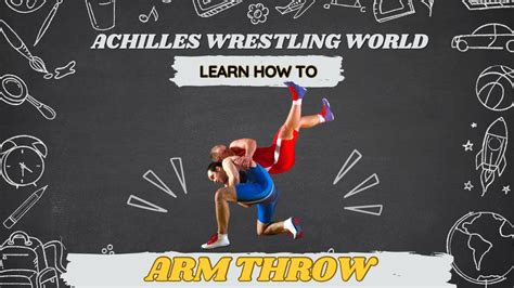 Arm throw wrestling technique - YouTube