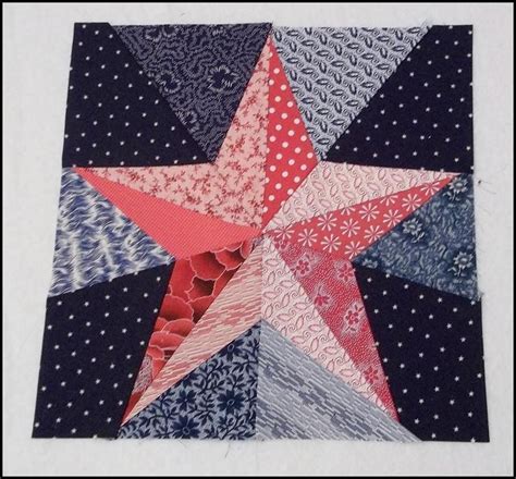 5 Pointed Star Paper Piecing | Craftsy | Star quilt patterns, Star ...