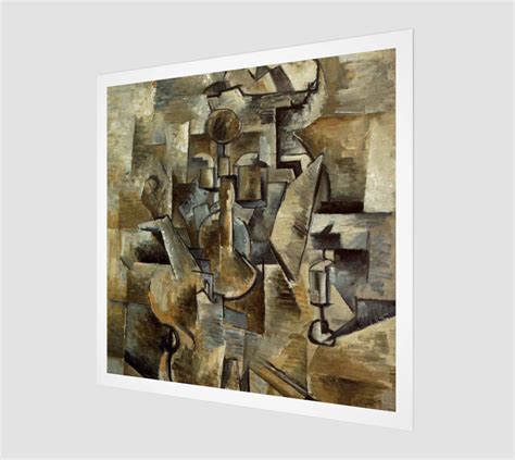 Violin and Candlestick by Georges Braque – ATX Fine Arts