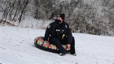 Wausau Police Department - Sledding with Wausau PD