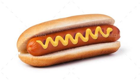 Hot dog with mustard | Hot dogs, Grilling hot dogs, Hot