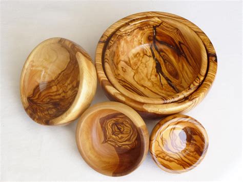 Mother's Day Gift Olive Wood bowl Set of 5 by TunisiaHandMade