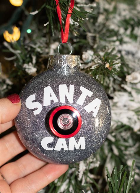 Santa Cam Ornament Tutorial with FREE SVG File & Letter! - Leap of ...