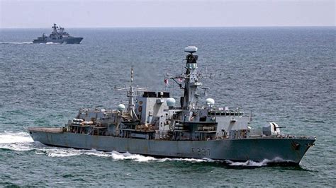 HMS Westminster returns after Covid-19 mission - BBC News