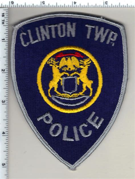 Купить Мичиган Clinton Township Police (michigan) Shoulder Patch /new from 1992 в интернет ...