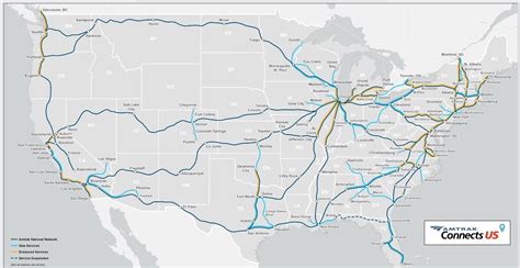 As Biden Pushes Major Rail Investments, Amtrak's 2035 Map Has People ...