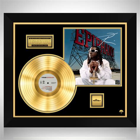 T-Pain - Epiphany Gold LP Limited Signature Edition Custom Frame | RARE-T