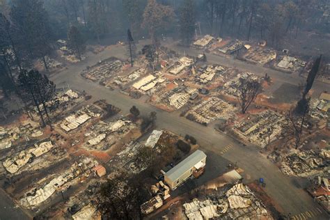 California Town Of Paradise Devastated By The Camp Fire Continues ...