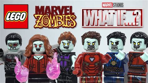 Custom Printed LEGO Marvel Zombies What If Minifigures - Brickhubs