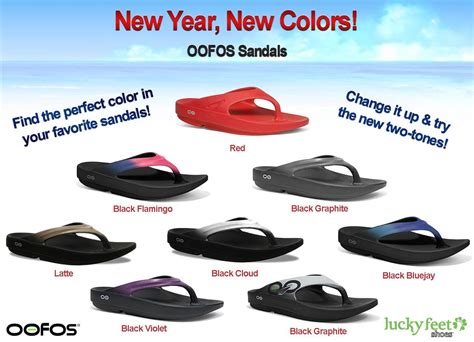 Comfortable OOFOS Sandals in New Colors | Lucky Feet Shoes