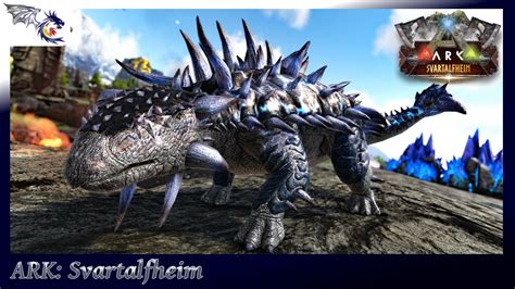 Taming The New S-Ankylosaurus [Svartalfheim] ARK: Survival Evolved #9 - YouTube